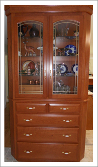 specializing in kitchen cabinets, vanities, formica corian counters, bookcases, hutches, and more